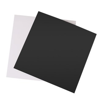 PVC塑膠板 廣告板 黑色 白色 吊頂板 PE薄片 加工定製, 黑色,100mm*100mm*0.2mm(10