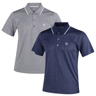 통기성 에어홀 배색카라라인 남자 골프반팔티 남성 골프상의 파크골프