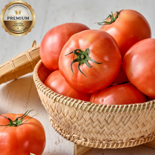 [100%무농약인증] 국내산 완숙토마토 특품 당일수확 이중포장 찰토마토 산지직송, 1개, (무농약x)일반완숙찰토마토 3kg (1,2번 특과)