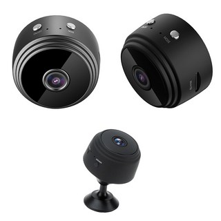 A9無線迷你監視器：寶寶監視器、WIFI智能高清攝像頭、夜視遠程攝影機, 1個, 黑色高清Wifi版, 黑色高清Wifi版