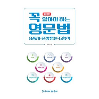 꼭 알아야 하는 영문법:8품사·문장성분·5형식, 꼭 알아야 하는 영문법, 함동욱(저), SLA영어북스토어, 상세내용 참조
