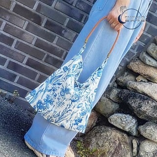 숄더 에코백 친환경 가벼운 가죽 스트랩 빈티지 천가방