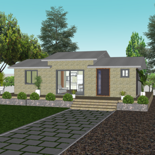 [펑펑제로]발명특허 제로에너지 18평Gable P-모듈러주택 조립식 이동식 목조주택[최소계약금]