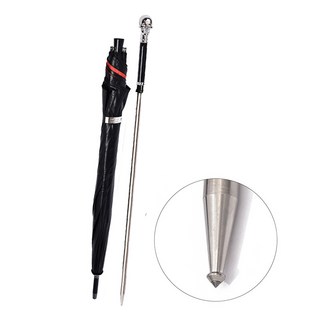 호신용 우산 남성 칼모양 스틱 장우산 겸용 위험발생시 분리형 자기보호 호신도구, 선택2, 1개