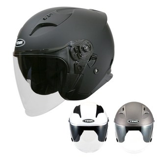 예마 헬멧 YEMA-637 이너쉴드 오토바이 헬멧 용품, XL, 무광실버(솔리드)