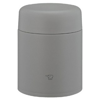 ZOJIRUSHI 象印 不鏽鋼湯罐保溫便當盒 SWLA40-HM, 1個, 灰色
