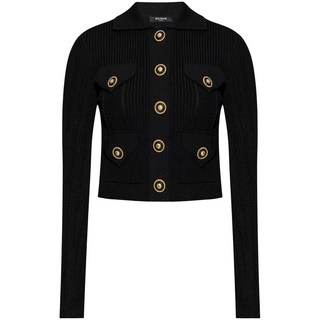 발망 오픈워크 디테일 골지 니트 가디건