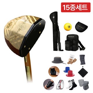 [파크골프협회 인증] 히메지몬자 그란투리스모 GT-460 파크골프채 클럽 용품 15종 풀세트, GT-460 5종 세트+파크골프 10종 A