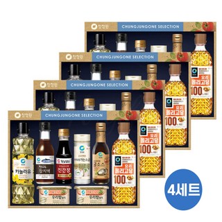 청정원 추석 선물세트 행복5호+쇼핑백, 4세트