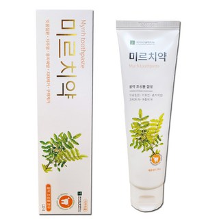 충치예방 구취제거 구강청결 몰약 조성물이 함유된 미르치약( ), 120g, 1개