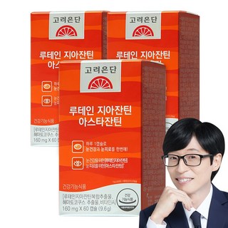 고려은단 루테인 지아잔틴 아스타잔틴, 60정, 3개