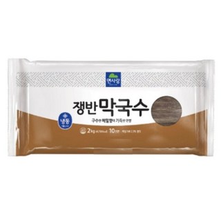면사랑 (냉동)면사랑 쟁반막국수2kg(10인분), 4개, 2kg