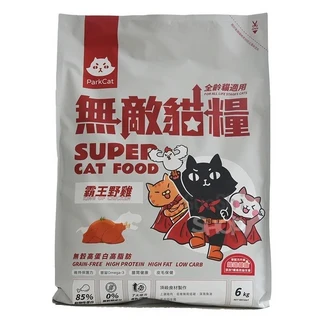 無敵貓糧 貓飼料 霸王野雞 鮮雞蜂王乳 優質蛋白質, 1個, 6kg, no this value
