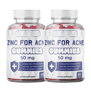 有間美妝優選店熱銷 zinc for acne gummies鋅Vegan Organic Gummies軟糖, 1個