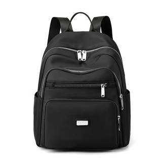 韓國tof 台灣現貨輕便時尚大容量女生後背包 牛津布小後背包 防水韓版, 黑色