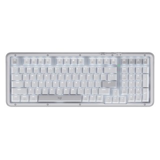 로지텍 K98M 알토 키 맞춤형 무선 기계식 키보드, 화이트, 대리석 축, 제조사축