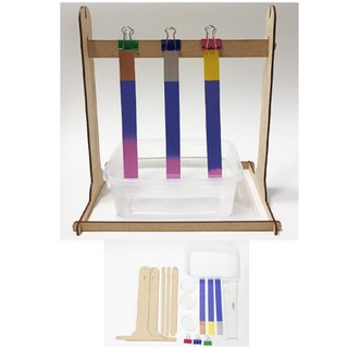 2개세트 크로마토그래피 시온스티커 열전도 실험키트 초등 놀이 도구