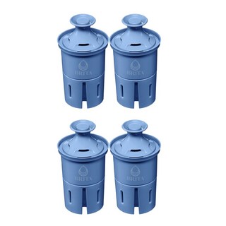 Brita Elite 濾水壺替換圓形濾芯 6個月長效濾心 加拿大製, 1個, 4入-2024年年製