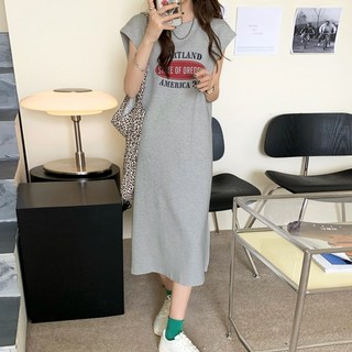 메이킹유 레터링 트임 민소매 18280레트로원피스