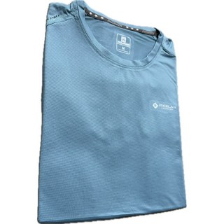 JDUDS 女生短袖排汗衫 透氣運動上衣 速乾T恤 戶外休閒穿搭 湖水藍(新款)