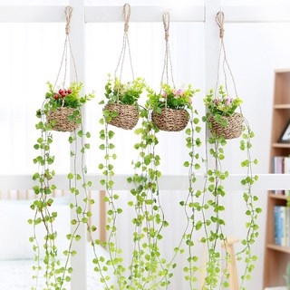 조아트 조화 러브체인 바구니 넝쿨 열매 4p, 러브체인 바구니넝쿨 열매 레드/핑크/그린/퍼플, 1세트