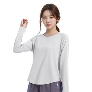 에이프릴랩스 여성 요가 트레이닝복 운동복 상의 긴팔 티셔츠