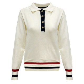 투솜 여성 골프 카라 니트 컬러라인 배색 긴팔 반팔 여자골프니트 여성반팔골프니트 여성긴팔골프니트 여자봄니트 여성봄니트