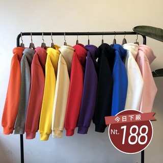 寬鬆連帽長袖上衣 長袖上衣 長袖T恤 大學T 女裝 上衣【W20】