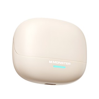 MONSTER 魔聲 無線藍牙耳機（Hi-Fi高傳真音質 / 入耳式設計 / 藍牙5.4版本）, 杏色, Monster Maxstar MQT52