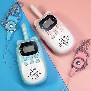 무전기 워키토키 귀여운 어린이 아동용 walkie talkie 충전식 장거리 2개 세트, 1개, 핑크블루