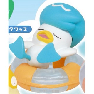 TAKARA 精靈寶可夢夏日公仔p3 水潤鴨 海地鼠 海獅 可達鴨 全新現貨 正版, 1個, 潤水鴨