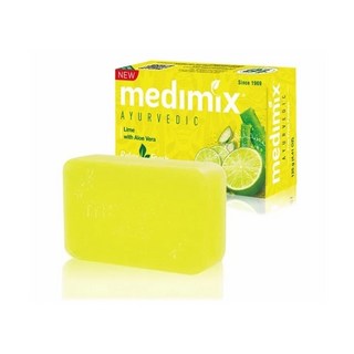 Medimix 印度草本美肌皂 檸檬蘆薈 草本配方 溫和潔淨 保濕舒緩 各種膚質適用, 1PIECE, 1個