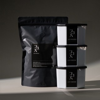 김민재활명탄 천연 습기제거제 제습제 + 제습통 3EA, 1kg, 1개