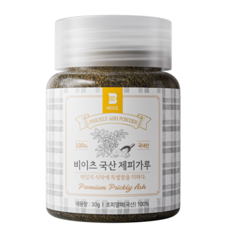 [100% 국내산] 비이츠 국산 제피가루, 1개, 30g