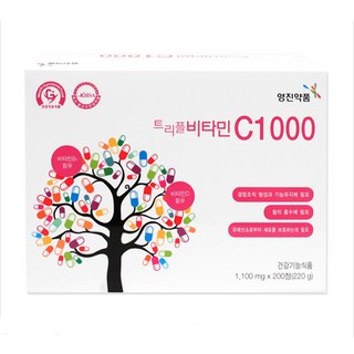 영진약품 트리플 비타민C1000 비타민B앤D 복합, 2개, 200정