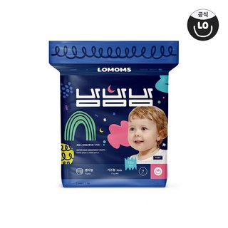 로맘스 밤밤밤 팬티형 기저귀 1팩, 7단계, 18매