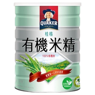 QUAKER 桂格 有機米精 4個月以上適用, 500g, 1罐