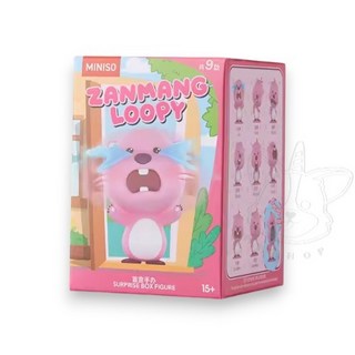 名創優品 讚萌露比系列搞怪搖搖頭盲盒 LOOPY 搞怪 公仔 盲抽 一中盒8入, 1個, 單個盲抽 X1A10