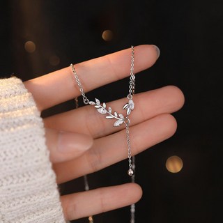 VERA SILVER 925純銀麥穗鎖骨鍊 女項鍊 高級感設計 穗穗平安寓意 生日禮物推薦