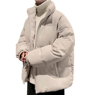 棉服男士棉襖冬季潮流寬鬆立領麵包保暖棉衣外套夾克