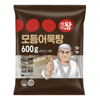 식자재왕 실속 모듬어묵탕 600g, 10개