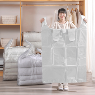 정철물 손잡이 이삿짐용 대형 이불 이사 비닐봉투, 10개, 239L