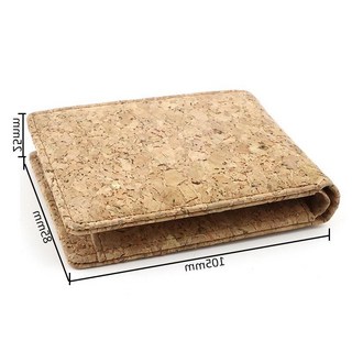 短夾 極簡皮夾 男性錢包 男用錢包 精品皮夾 軟木男款短錢包 卡夾 錢夾 外貿爆款 歐洲直供