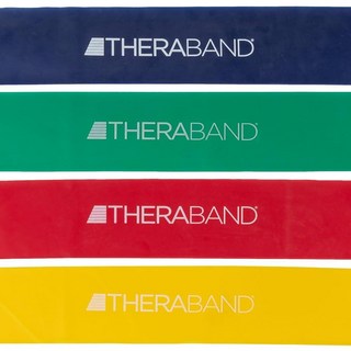 THERABAND 세라밴드 저항 밴드 루프 세트 4개 소형 20.3인치