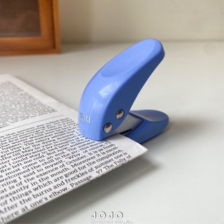 JOJO 筆記本打孔器，紙類打孔器，No.0111, 1個, 藍色打孔器