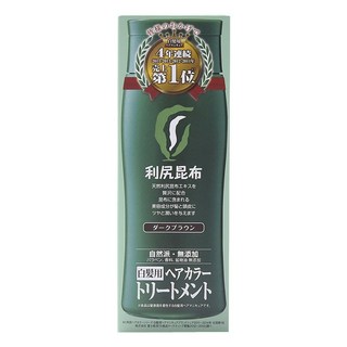 Sastty 利尻昆布 白髮用修護染髮劑, 深棕色, 1瓶