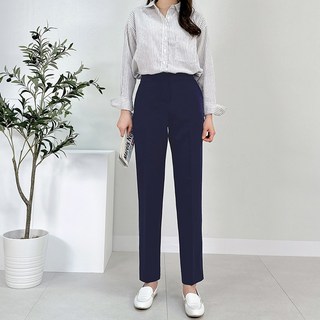 핏이 예쁘고 편한 어반이지 뒷밴딩팬츠 숏/기본/롱 3기장 빅사이즈여성의류 여성 스판 슬랙스 키작녀바지