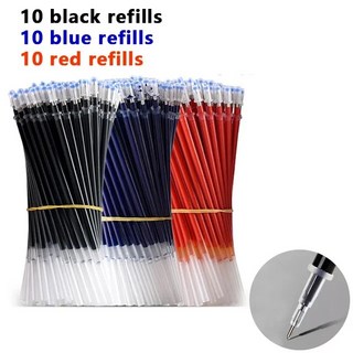 DIY 필기구 젤 잉크 펜 세트 블랙 블루 레드 리필 총알 팁 0.5mm 학교 및 사무 용품 문구 카와이 액세서리, [09] 09