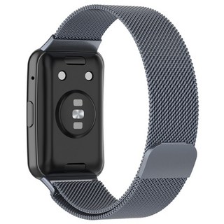 【米蘭尼斯】Garmin Forerunner 255S 錶帶 18mm 智能手錶 磁吸 不鏽鋼 金屬 錶帶, 太空灰