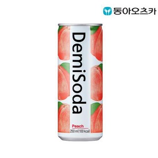 동아오츠카 데미소다 피치 250ml 캔 30입 2박스, 데미소다 캔 60입 피치, 60개